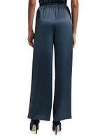 Kingston Silk Wide-Leg Pants