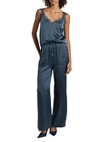 Kingston Silk Wide-Leg Pants