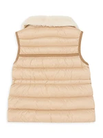 Little Girl's & Elisheba Faux Fur Lined Vest