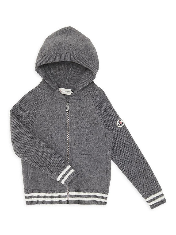 Little Boy's & Wool Zip-Up Hoodie