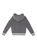 Little Boy's & Wool Zip-Up Hoodie