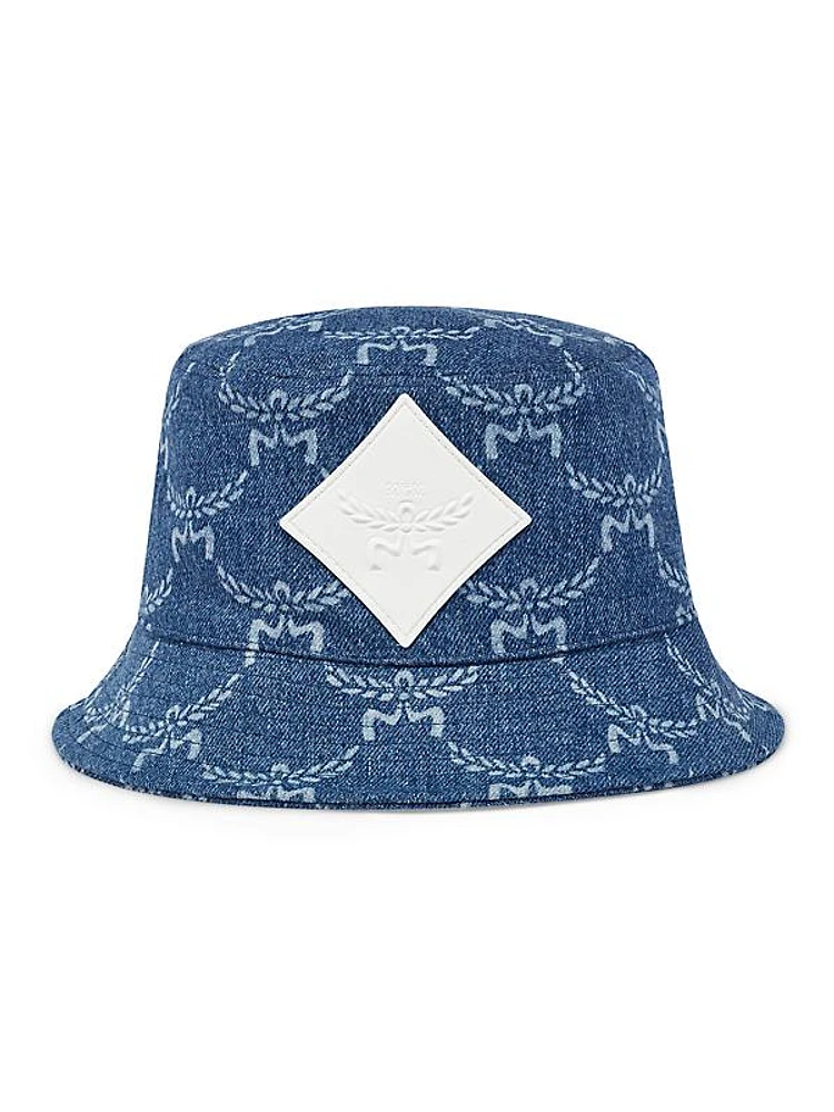 Lauretos Logo Denim Bucket Hat