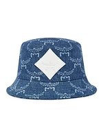 Lauretos Logo Denim Bucket Hat