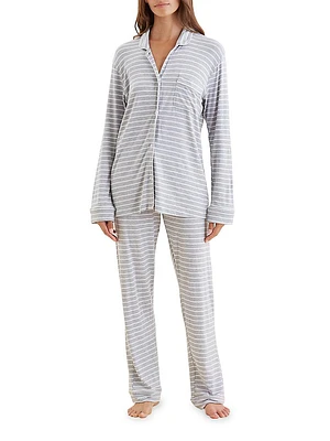 Kate Striped Drawstring Pajamas