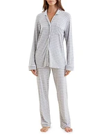 Kate Striped Drawstring Pajamas