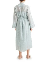 Cheri Blossom Silk-Blend Robe