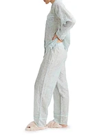 Cheri Blossom Silk-Blend Pajamas