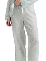 Cheri Blossom Silk-Blend Pajamas