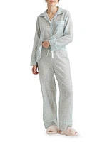 Cheri Blossom Silk-Blend Pajamas