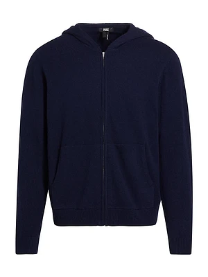 Swanson Merino-Cashmere Zip-Up Hoodie