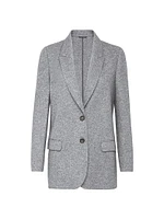 Cashmere Jersey Deconstructed Blazer