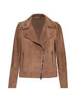 Suede Biker Jacket