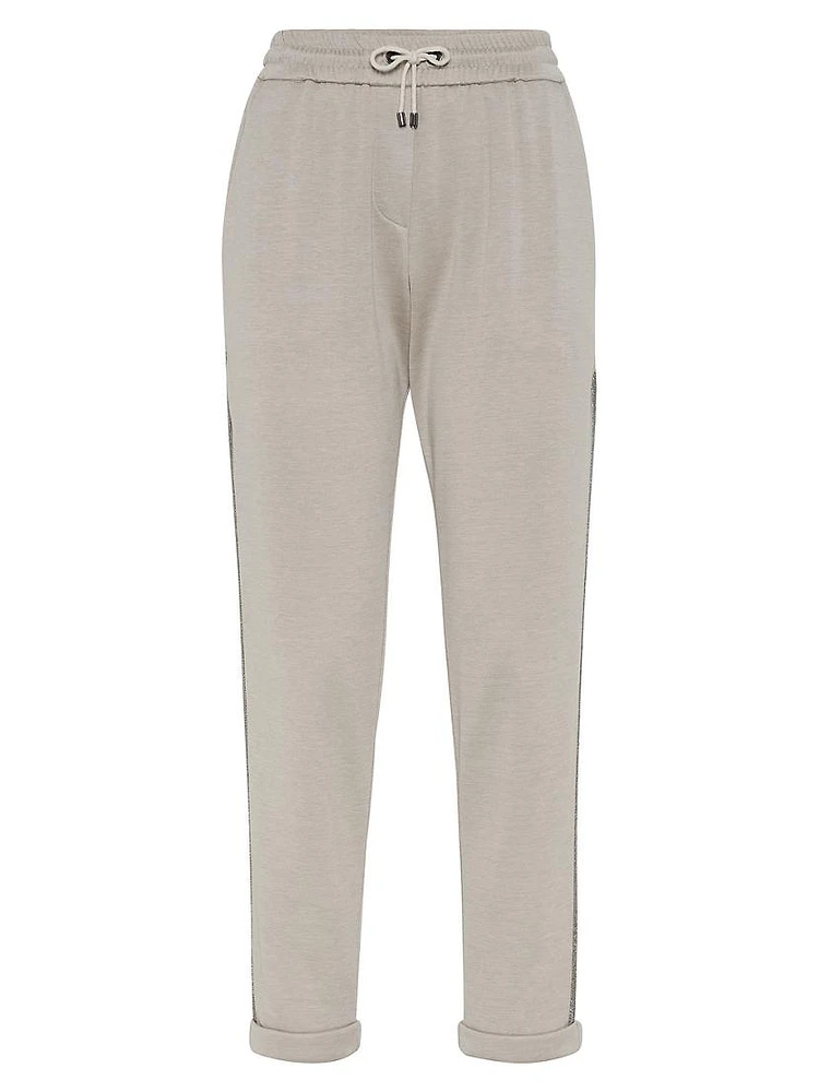 Comfort Cotton and Silk Interlock Trousers