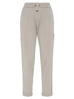 Comfort Cotton and Silk Interlock Trousers