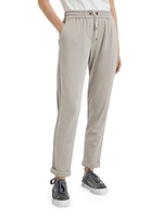 Comfort Cotton and Silk Interlock Trousers