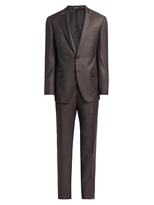 Wool Single-Breasted Suit