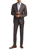 Wool Single-Breasted Suit