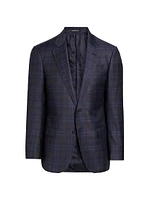 Plaid Virgin Wool Sportcoat