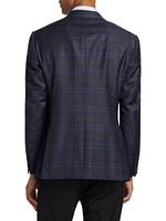 Plaid Virgin Wool Sportcoat