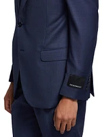 Logo Wool Single-Breasted Suit