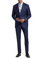 Logo Wool Single-Breasted Suit