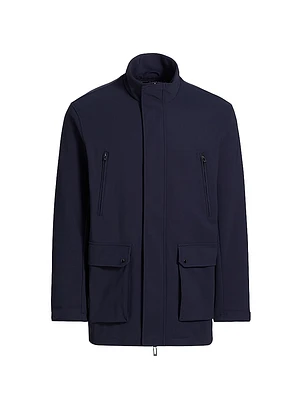 Caban Stand-Collar Jacket