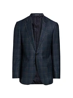 Check Single-Breasted Blazer