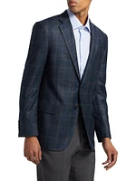 Check Single-Breasted Blazer