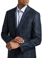 Check Single-Breasted Blazer