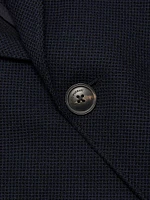 Wool-Blend Single-Breasted Blazer