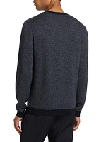 Wool Knit Crewneck Sweater