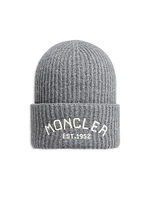 Little Kid's & Ribbed Knit Logo Beanie