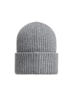 Little Kid's & Ribbed Knit Logo Beanie