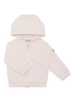 Baby Girl's & Little 2-Piece Logo Hoodie Sweatsuit