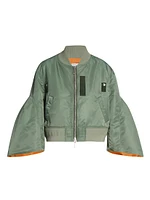 Step-Sleeve Bomber Jacket