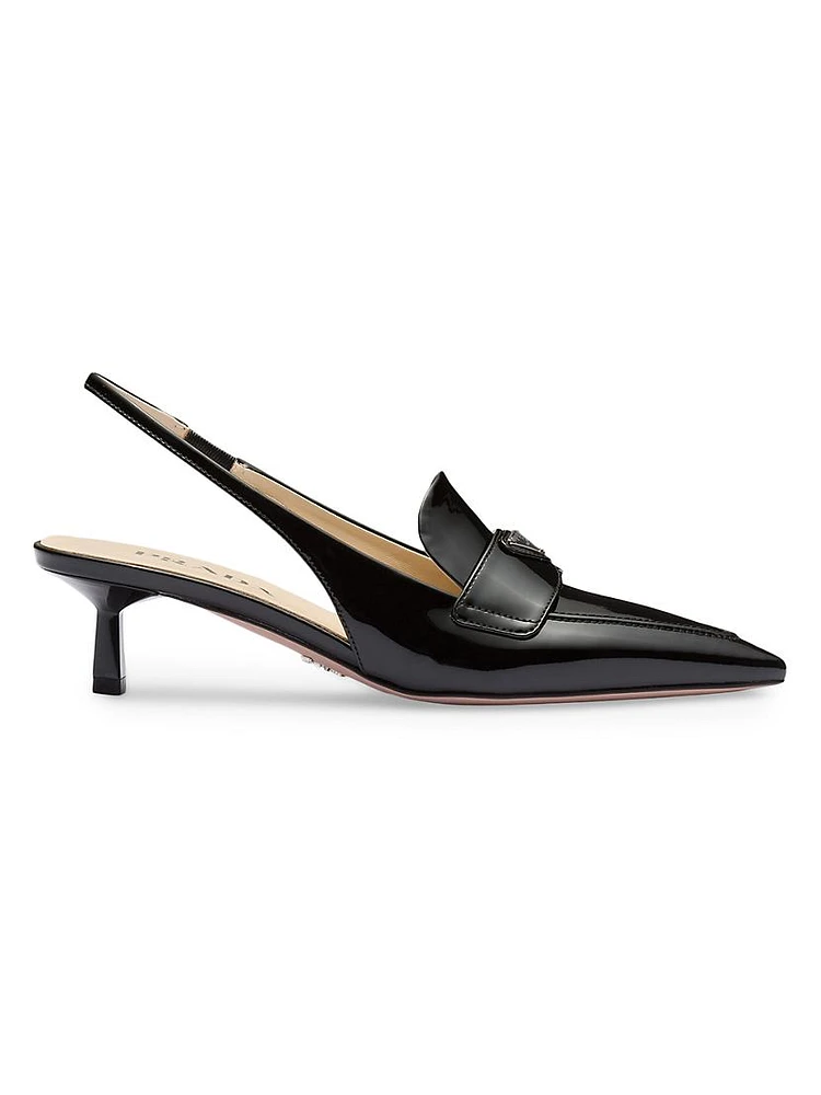 Patent Leather Slingbacks