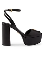 Nappa Leather Platform Sandals