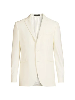 Peak-Lapel Tailored Jacket