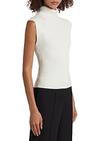 Kinley Rib-Knit Sleeveless Top