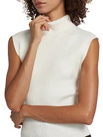 Kinley Rib-Knit Sleeveless Top