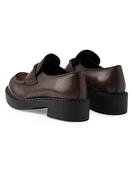 Chocolate Leather Loafers