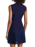 Haddy Pleated Minidress