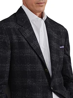 Flecked Silk, Wool and Cashmere Blazer