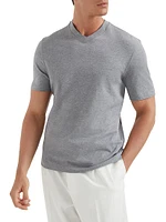 Cotton Jersey V-Neck T-Shirt