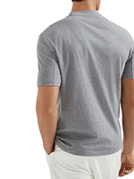 Cotton Jersey V-Neck T-Shirt