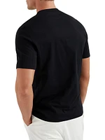 Cotton Jersey Crew Neck T-Shirt