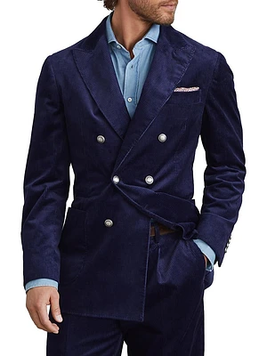 One and a Half Breasted Deconstructed Blazer