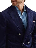 One and a Half Breasted Deconstructed Blazer