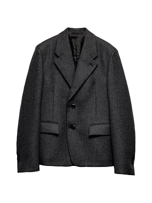 Single Breasted Wool Jacket