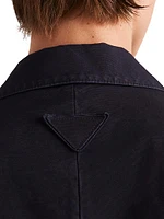 Technical Cotton Single Breasted Jacket